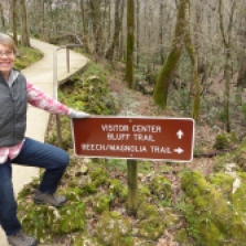 We loved the challenging Beech/Magnolia Trail