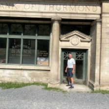 Once was a busy place, the Bank of Thurman.